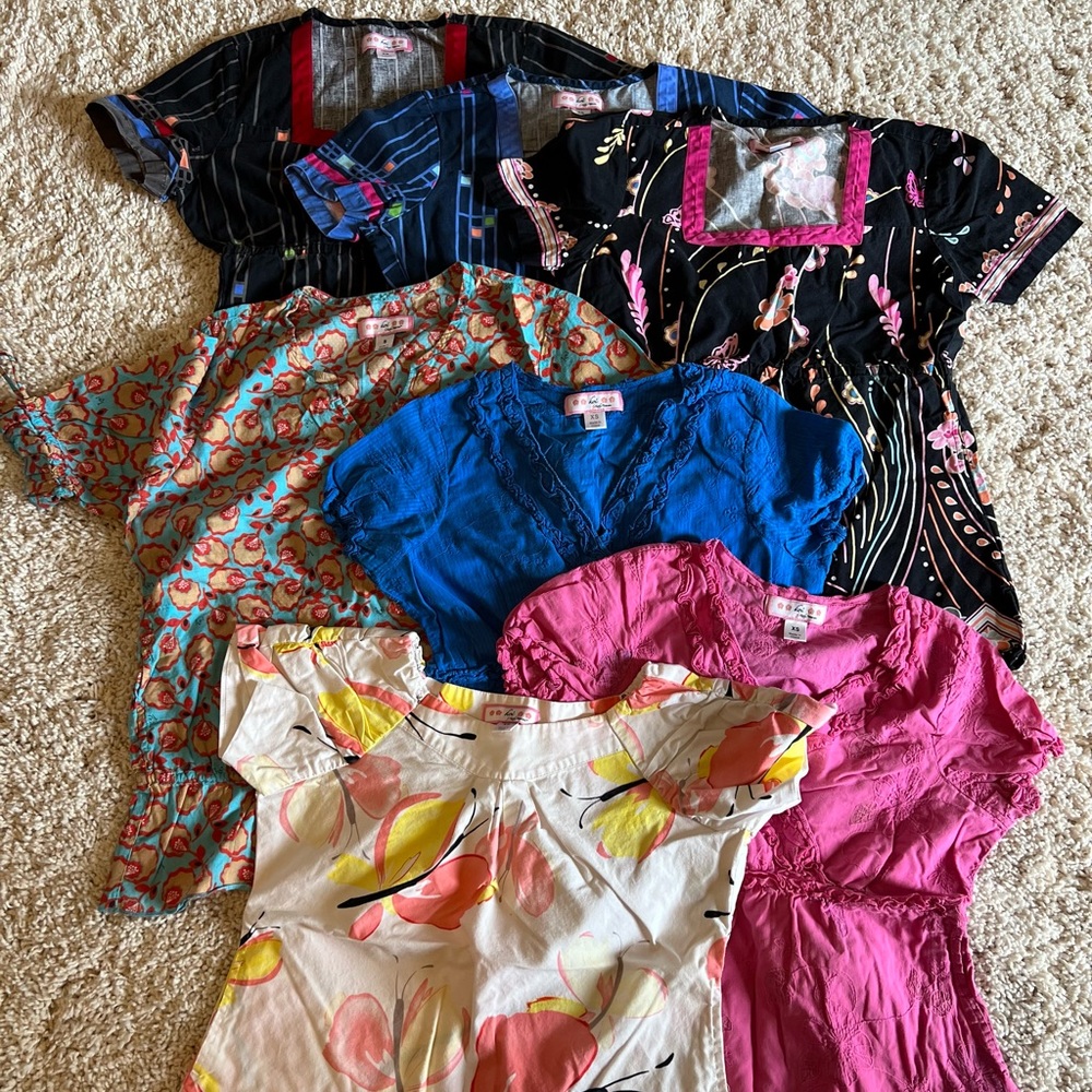 Koi scrub tops Lot of 7